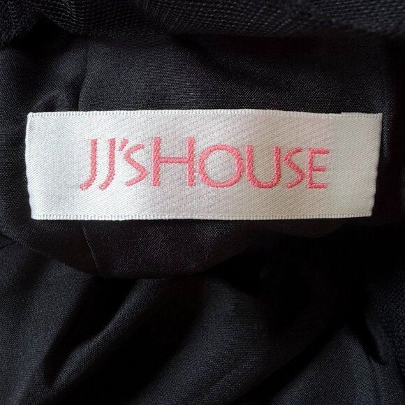 JJ's House Black Lace Tulle Mermaid Evening Gown Formal Dress Size 6–8 NWT - Picture 11 of 14